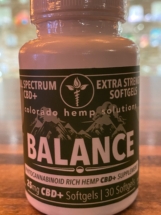 Colorado Hemp Solutions Balance CBD Soft-gel Supplements