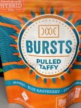 Dixie Bursts Pulled Taffy Hybrid THC Taffy