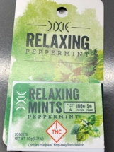 Dixie Relaxing THC Peppermint Mints