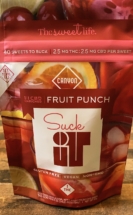 Bag of Canyon Fruit Punch Micro Dose 1-1 CBD-THC Sweets