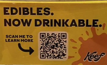 Keef Drinks, Edilbles. Now Drinkable QR Code