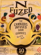 NFuzed Cannabis Infused Sour Gummies Variety Pack