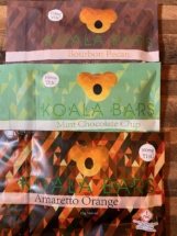 Koala Bars Bourbon Pecan, Mint Chocolate Chip, Amaretto Orange 100MG THC