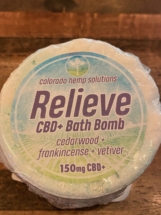 Colorado Hemp Solutions Unwind CBD Bath Bomb
