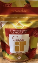 Bag of Canyon Strawberry Lemonade Micro Dose Sativa Sweets